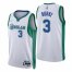 Dallas Dallas Mavericks #3 Trey Burke Mens Nike White 2021/22 Swingman NBA Jersey – City Edition Mens