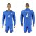 France #4 Varane Home Long Sleeves Soccer Country Jersey