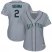 Seattle Mariners #2 Jean Segura Grey Road Womens Stitched MLB Jersey