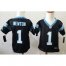 Toddler Nike Carolina Panthers #1 Cam Newton Black Team Color Stitched NFL Elite Jersey
