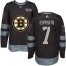 Adidas Boston Bruins #7 Phil Esposito Black 1917-2017 100th Anniversary Stitched NHL Jersey