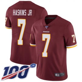 Nike Washington Football Team #7 Dwayne Haskins Jr Burgundy Red Team Color Youth Stitched NFL 100th Season Vapor Limited Jersey