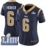 Nike Los Angeles Rams #6 Johnny Hekker Navy Blue Team Color Super Bowl LIII Bound Womens Stitched NFL Vapor Untouchable Limited Jersey