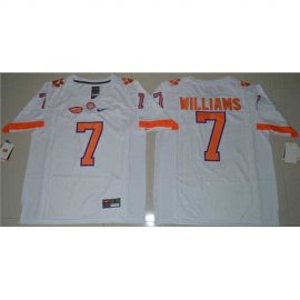 Clemson Tigers #7 Mike Williams White Limited Stitched NCAA Jersey