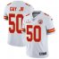 Nike Kansas City Chiefs #50 Willie Gay Jr. White Mens Super Bowl LV Bound Stitched NFL Vapor Untouchable Limited Jersey