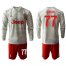 Juventus #30 Bentancur Away Long Sleeves Soccer Club Jersey