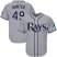Tampa Bay Rays #49 Tommy Hunter Grey Cool Base Stitched Youth MLB Jersey