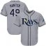 Tampa Bay Rays #49 Tommy Hunter Grey Cool Base Stitched Youth MLB Jersey