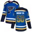 Adidas St. Louis Blues #50 Jordan Binnington Blue Home Authentic Drift Fashion Stitched NHL Jersey
