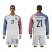 France #21 Koscielny Away Long Sleeves Soccer Country Jersey