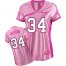 Nike Las Vegas Raiders #34 Bo Jackson Pink Womens Be Luvd Stitched NFL Elite Jersey