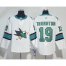 Adidas San Jose Sharks #19 Joe Thornton White Road Authentic Stitched NHL Jersey