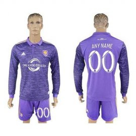 Orlando City SC Personalized Home Long Sleeves Soccer Club Jersey