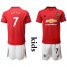 Manchester United #7 Alexis Home Kid Soccer Club Jersey