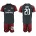 AC Milan #20 Abate Third Soccer Club Jersey