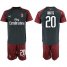 AC Milan #20 Abate Third Soccer Club Jersey