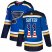 Adidas St. Louis Blues #11 Brian Sutter Blue Home Authentic USA Flag Stitched NHL Jersey