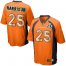 Nike Denver Broncos #25 Chris Harris Jr Orange Team Color Mens Stitched NFL Game Super Bowl 50 Collection Jersey