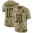 Nike New York Giants #10 Eli Manning Camo Mens Stitched NFL Limited 2018 Salute To Service Jersey