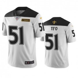 New Orleans New Orleans Saints #51 Manti Teo White Vapor Limited City Edition NFL Jersey