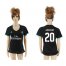 Womens Real Madrid #20 Asensio Away Soccer Club Jersey