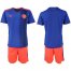 Colombia Blank Away Soccer Country Jersey