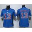 Nike New York Giants #13 Odell Beckham Jr Royal Blue Team Color Womens Stitched NFL Elite Strobe Jersey