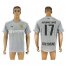 Dortmund #17 Aubameyang Grey Soccer Club Jersey