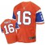 Nike Denver Broncos #16 Bennie Fowler Orange Throwback Mens Stitched NFL Elite Jersey