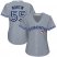 Toronto Blue Jays #55 Russell Martin Grey Road Womens Stitched MLB Jersey