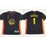 Warriors #1 Ognjen Kuzmic Black Slate Chinese New Year Stitched NBA Jersey