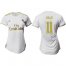 Womens Real Madrid #11 Bale Home Soccer Club Jersey