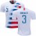USA #3 Gonzalez Home Soccer Country Jersey