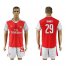 Arsenal #29 Xhaka Champions League Home Soccer Club Jersey