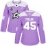 Adidas Dallas Stars #45 Roman Polak Purple Authentic Fights Cancer Womens 2020 Stanley Cup Final Stitched NHL Jersey