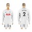 Tottenham Hotspur #2 Walker Home Long Sleeves Soccer Club Jersey