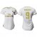 Womens Real Madrid #9 Benzema Home Soccer Club Jersey
