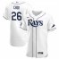 Tampa Bay Rays #26 Ji-Man Choi Mens Nike White Home 2020 World Series Bound Authentic Player MLB Jersey