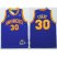 Golden State Warriors #30 Stephen Curry Blue Throwback San Francisco Stitched NBA Jersey