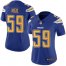 Nike Los Angeles Chargers #59 Nick Vigil Electric Blue Womens Stitched NFL Limited Rush Jersey