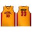 Golden State Warriors #33 Kevin Durant Gold Oak Hill Academy High School Stitched NBA Jersey