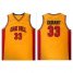 Golden State Warriors #33 Kevin Durant Gold Oak Hill Academy High School Stitched NBA Jersey