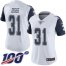 Nike Dallas Cowboys #31 Trevon Diggs White Womens Stitched NFL Limited Rush 100th Season Jersey