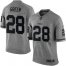 Nike Washington Football Team #28 Darrell Green Gray Mens Stitched NFL Limited Gridiron Gray Jersey