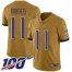 Nike Baltimore Ravens #11 Seth Roberts Gold Mens Stitched NFL Limited Inverted Legend 100th Season Jersey