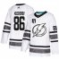Adidas Tampa Bay Lightning #86 Nikita Kucherov White Authentic 2022 Stanley Cup Final Patch All-Star Stitched NHL Jersey Mens