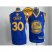 Warriors #30 Stephen Curry Blue The Finals Patch Stitched Revolution 30 NBA Jersey