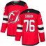 Adidas New Jersey Devils #76 P.K. Subban Red Home Authentic Stitched NHL Jersey