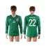 Mexico #22 P.Aguilar Home Long Sleeves Soccer Country Jersey