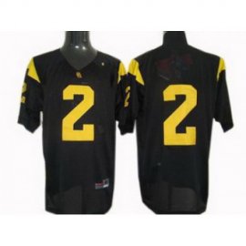 USC Trojans 2 Mays Black NCAA Jerseys